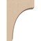 Ekena Millwork 2"W x 4"D x 6"H Classic Stockport Rough Cedar Woodgrain TimberThane Corbel, Primed Tan CORUR02X04X06STORCPR - alternate 5